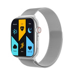 DW35PRO Smartwatch impermeabile con schermo a colori da 1,75 pollici IPX7, supporto risposta e rifiuto Bluetooth / monitoraggio del sonno / monitoraggio della frequenza cardiaca, stile: cinturino in acciaio, Steel Strap(Rose Gold), Steel Strap(Blue)   ...
