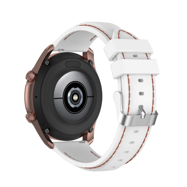 Per Samsung Galaxy Watch 3 41mm / Active2 / Active / Gear Sport Cinturino di ricambio in silicone da 20 mm, For Samsung Galaxy Watch 3 41mm