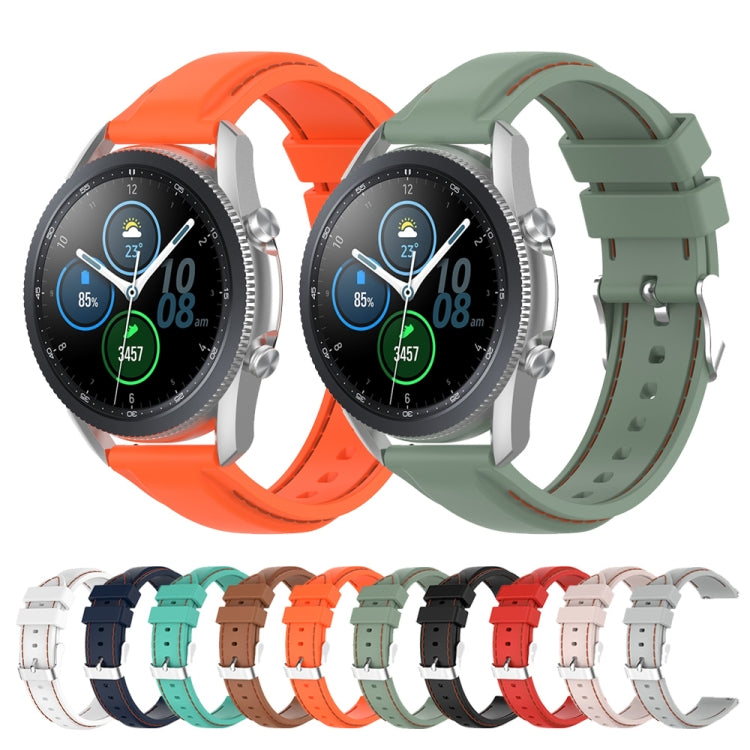 Per Samsung Galaxy Watch 3 41mm / Active2 / Active / Gear Sport Cinturino di ricambio in silicone da 20 mm, For Samsung Galaxy Watch 3 41mm