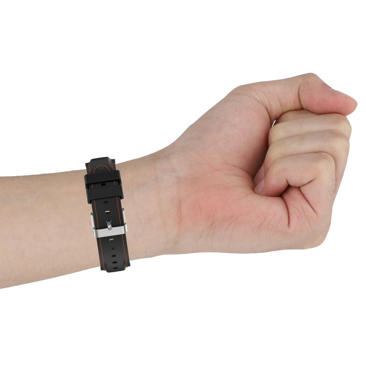 Cinturino di ricambio in silicone da 22 mm, For Samsung Galaxy Watch 3 45mm / Gear S3