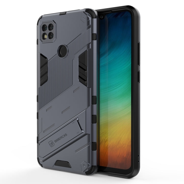 Custodia TPU antiurto con supporto per Xiaomi Redmi 9C