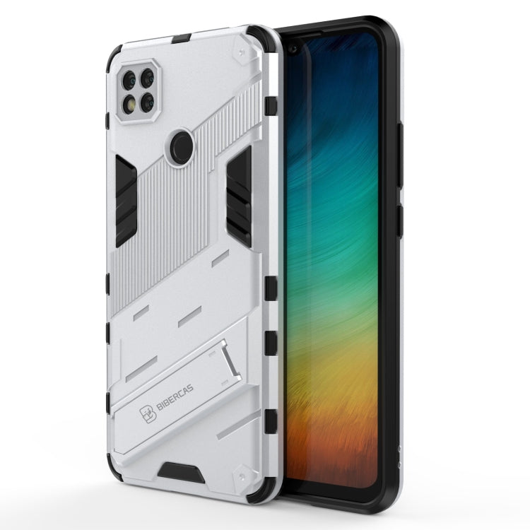 Custodia TPU antiurto con supporto per Xiaomi Redmi 9C