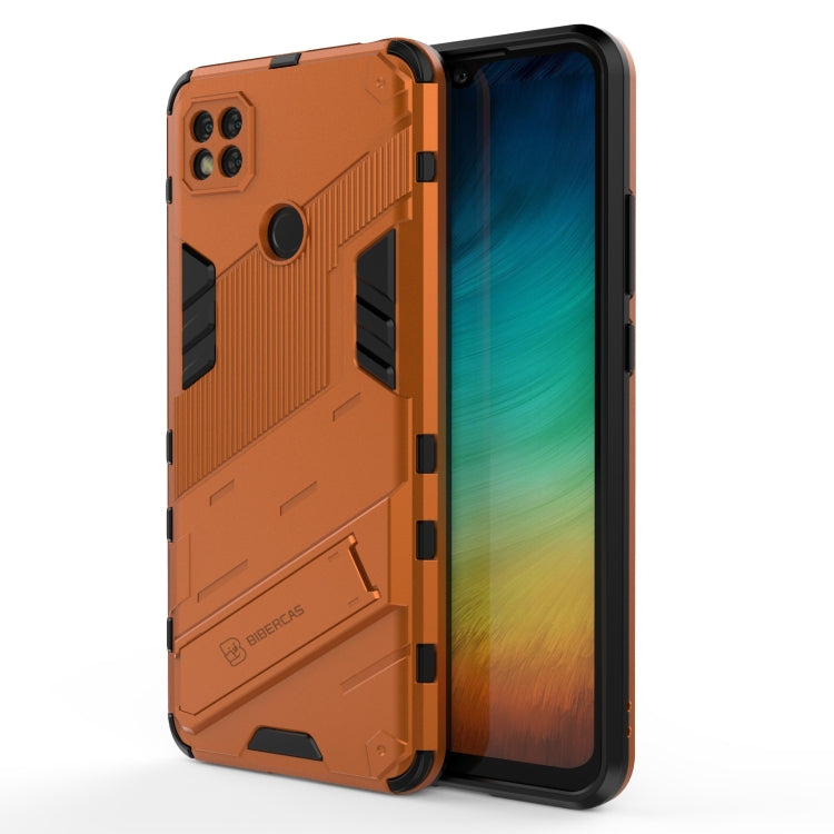 Custodia TPU antiurto con supporto per Xiaomi Redmi 9C