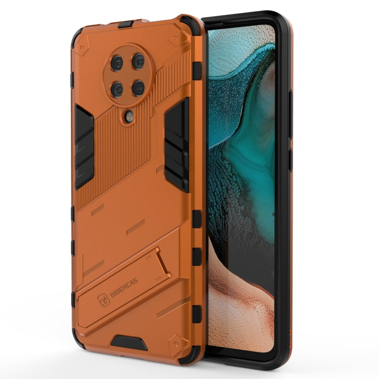 Punk Armor 2 in 1 PC + custodia antiurto in TPU con supporto invisibile, For Xiaomi Redmi K30 Pro, For Xiaomi Redmi Note 9 5G