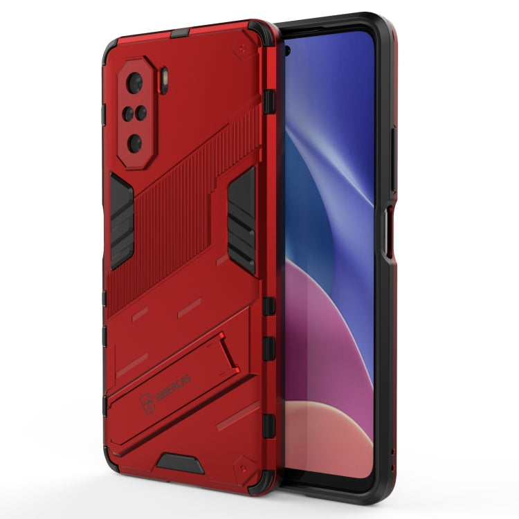 Custodia TPU antiurto con supporto invisibile per Xiaomi Poco M3