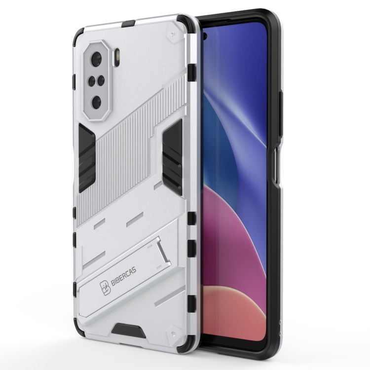 Custodia TPU antiurto con supporto invisibile per Xiaomi Poco M3