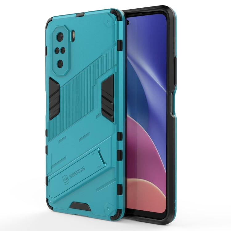 Custodia TPU antiurto con supporto invisibile per Xiaomi Poco M3