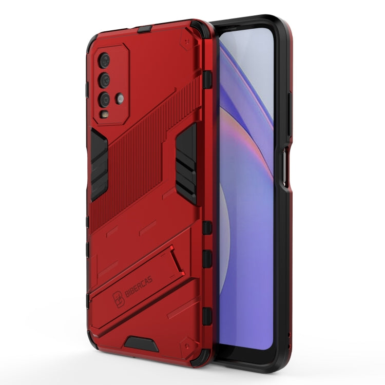 Custodia TPU antiurto con supporto invisibile per Xiaomi Poco M3