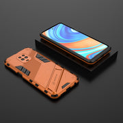 Punk Armor 2 in 1 PC + custodia antiurto in TPU con supporto invisibile, For Xiaomi Redmi Note 9 Pro Max, For Xiaomi Redmi K30, For Xiaomi Redmi 9C
