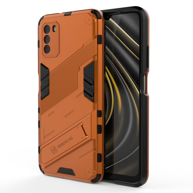 Punk Armor 2 in 1 PC + custodia antiurto in TPU con supporto invisibile, For Xiaomi Poco M3, For Xiaomi Redmi K40 / K40 Pro, For Xiaomi Redmi Note 9 4G