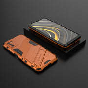 Punk Armor 2 in 1 PC + custodia antiurto in TPU con supporto invisibile, For Xiaomi Poco M3, For Xiaomi Redmi K40 / K40 Pro, For Xiaomi Redmi Note 9 4G