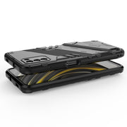 Punk Armor 2 in 1 PC + custodia antiurto in TPU con supporto invisibile, For Xiaomi Poco M3, For Xiaomi Redmi K40 / K40 Pro, For Xiaomi Redmi Note 9 4G