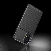 Custodia TPU antiurto con fibra di carbonio per Samsung Galaxy A3