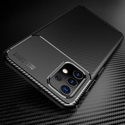 Custodia TPU antiurto con fibra di carbonio per Samsung Galaxy A3
