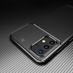 Custodia TPU con fibra di carbonio per Samsung Galaxy A32