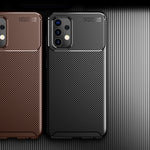 Custodia TPU con fibra di carbonio per Samsung Galaxy A32