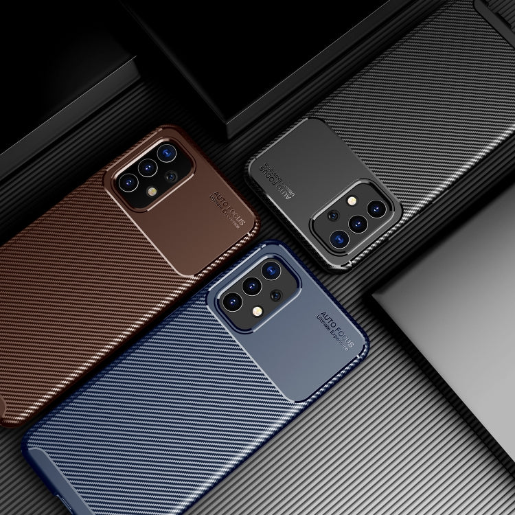 Custodia TPU con fibra di carbonio per Samsung Galaxy A32