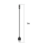 Per cavo di ricarica magnetico USB Willful IP68 / SW021 / ID205U / ID205S, lunghezza: 1 m