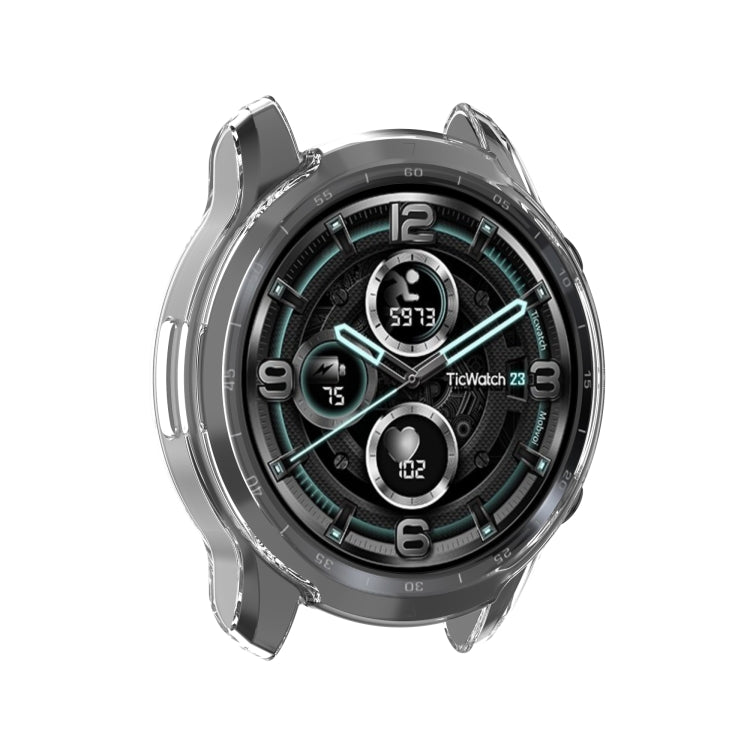 Per TicWatch Pro 3 / Pro 3 Lite Custodia protettiva in TPU scavata a mezza copertura, For TicWatch Pro 3