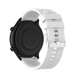 Per Amazfit GTR 2e / GTR 2 Cinturino di ricambio in silicone da 22 mm con fibbia argentata, For Amazfit GTR 2e