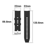 Per Amazfit GTR 2e / GTR 2 Cinturino di ricambio in silicone da 22 mm con fibbia argentata, For Amazfit GTR 2e