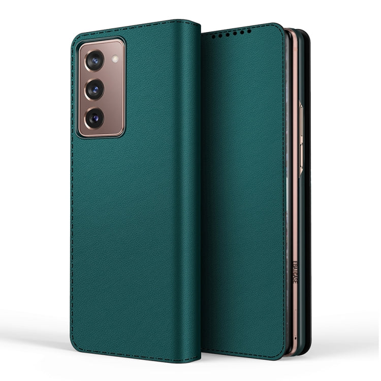 Custodia portafoglio in pelle per Samsung Galaxy Z Fold2 5G