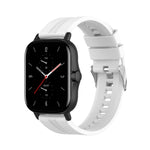 Per Amazfit GTS 2e / GTS 2 cinturino di ricambio in silicone da 20 mm con fibbia argentata, For Amazfit GTS 2e