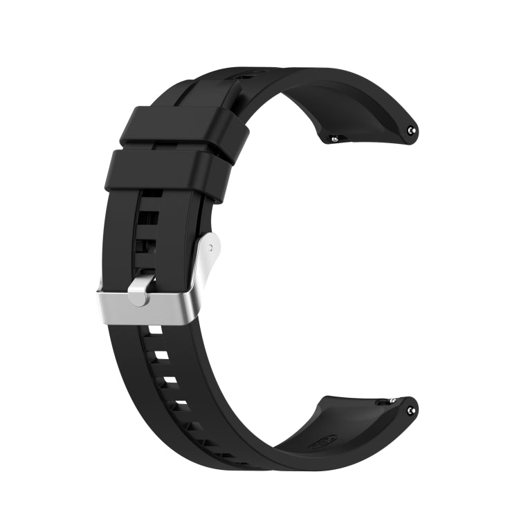 Per Amazfit GTS 2e / GTS 2 cinturino di ricambio in silicone da 20 mm con fibbia argentata, For Amazfit GTS 2e