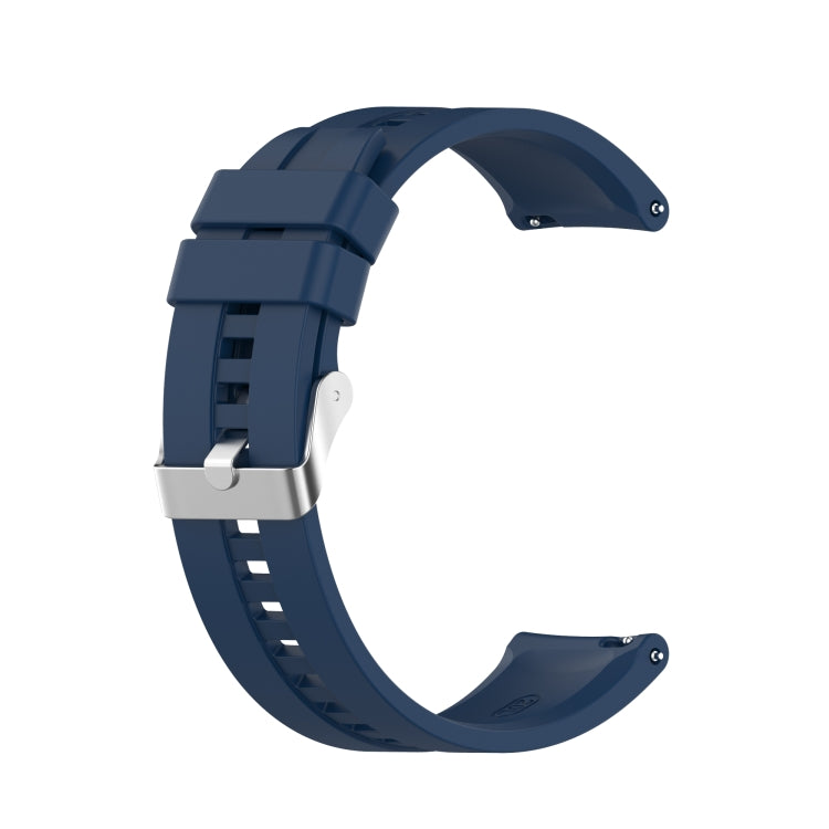 Per Amazfit GTS 2e / GTS 2 cinturino di ricambio in silicone da 20 mm con fibbia argentata, For Amazfit GTS 2e