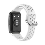 Per Huawei Watch Fit 18mm Sport Style cinturino in silicone tinta unita cinturino di ricambio
