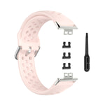 Per Huawei Watch Fit 18mm Sport Style cinturino in silicone tinta unita cinturino di ricambio