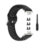 Per Huawei Watch Fit 18mm Sport Style cinturino in silicone tinta unita cinturino di ricambio