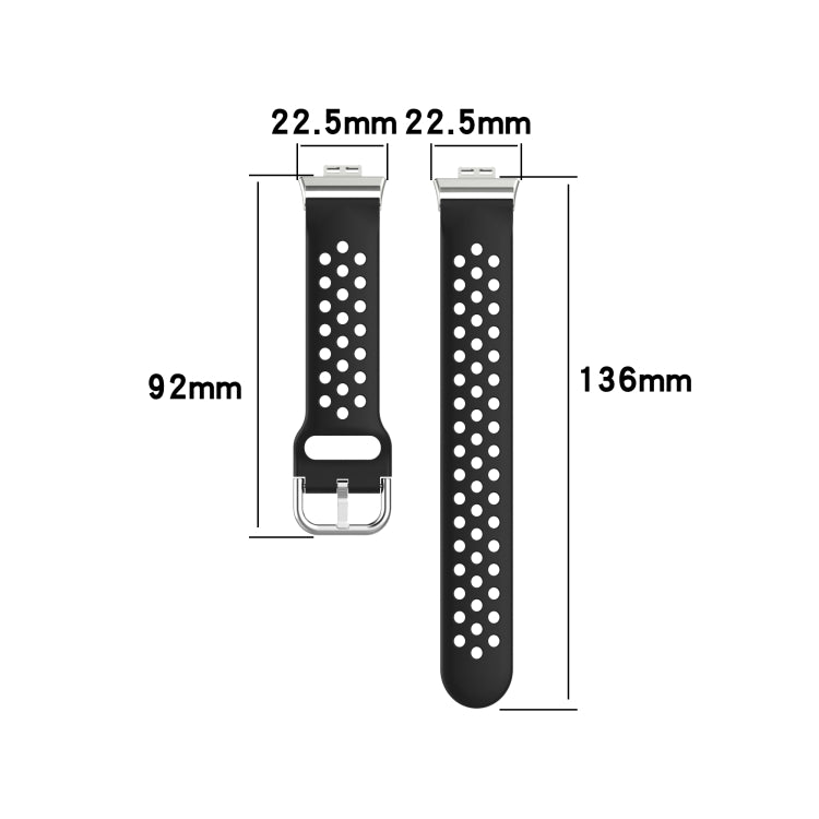 Per Huawei Watch Fit 18mm Sport Style cinturino in silicone tinta unita cinturino di ricambio
