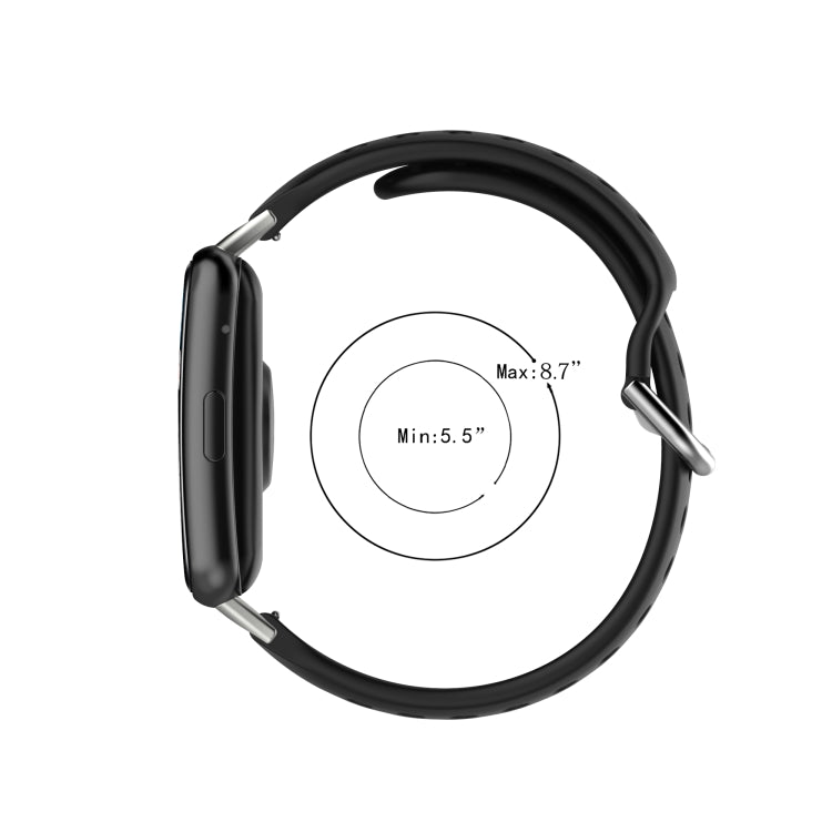Per Huawei Watch Fit 18mm Sport Style cinturino in silicone tinta unita cinturino di ricambio