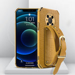 Custodia in pelle con motivo coccodrillo in TPU elettrolitico con cinturino da polso, For Huawei Mate 30, For Huawei Mate 30 Pro, For Huawei Mate 40, For Huawei Mate 40 Pro