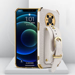 Custodia in pelle con motivo coccodrillo in TPU elettrolitico con cinturino da polso, For Huawei Mate 40 Pro Plus, For Huawei Nova 8, For Huawei Nova 8 SE, For Huawei Nova 8 Pro