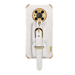 Custodia in pelle con motivo coccodrillo in TPU elettrolitico con cinturino da polso, For Huawei Mate 40 Pro Plus, For Huawei Nova 8, For Huawei Nova 8 SE, For Huawei Nova 8 Pro