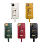 Custodia in pelle con motivo coccodrillo in TPU elettrolitico con cinturino da polso, For Huawei Enjoy 20, For Huawei Enjoy 20 SE, For Huawei Enjoy 20 Plus
