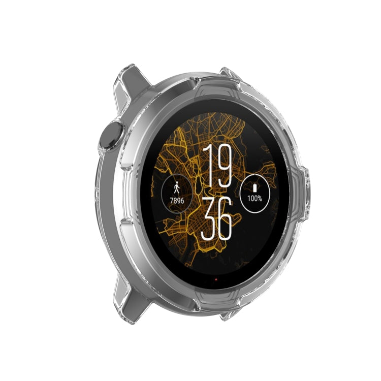 Per Suunto 7 Custodia protettiva in TPU scavata a mezza copertura, For Suunto 7