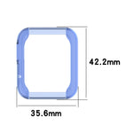 Per Xiaomi Watch Color Sport Custodia protettiva in TPU scavata a mezza copertura, For Xiaomi Mi Watch Lite