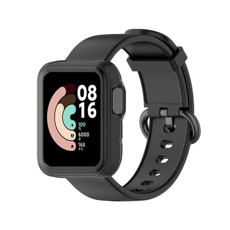 Per Xiaomi Watch Color Sport Custodia protettiva in TPU scavata a mezza copertura, For Xiaomi Mi Watch Lite
