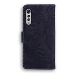 Custodia portafoglio in pelle con motivo tigre per smartphone
