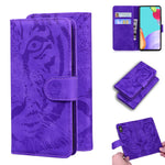 Custodia portafoglio in pelle con slot carte per Galaxy A72