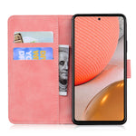 Custodia portafoglio in pelle con slot carte per Galaxy A72