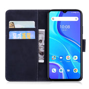 Custodia in pelle a ribalta orizzontale con motivo a tigre in rilievo con supporto, slot per carte e portafoglio, For UMIDIGI A7S, For UMIDIGI A9 Pro