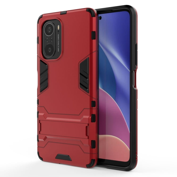 Custodia protettiva antiurto con supporto, For Xiaomi Redmi K40 / K40 Pro