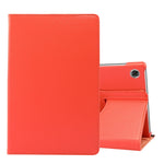 Per Lenovo Tab M10 Plus 10.3 Custodia in pelle flip con rotazione a 360 gradi Litchi Texture con supporto, For Lenovo Tab M10 Plus 10.3