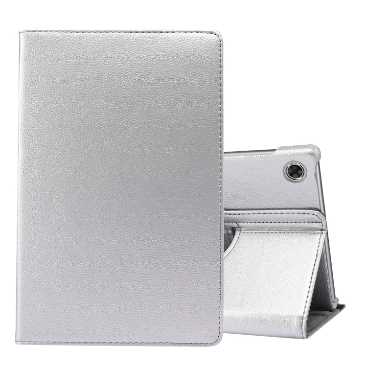 Per Lenovo Tab M10 Plus 10.3 Custodia in pelle flip con rotazione a 360 gradi Litchi Texture con supporto, For Lenovo Tab M10 Plus 10.3
