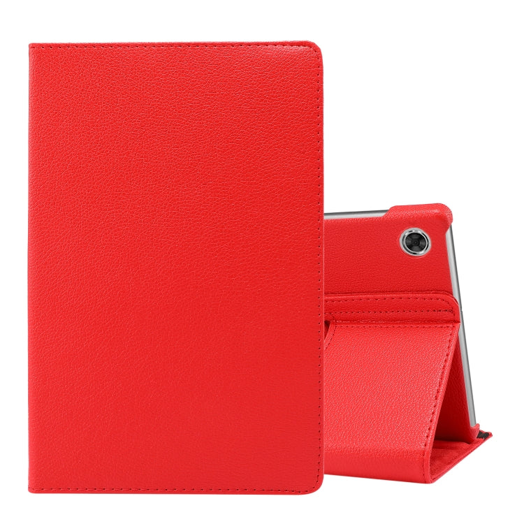 Per Lenovo Tab M10 Plus 10.3 Custodia in pelle flip con rotazione a 360 gradi Litchi Texture con supporto, For Lenovo Tab M10 Plus 10.3