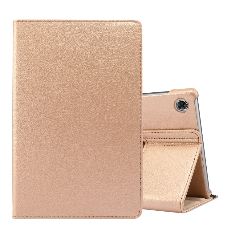 Per Lenovo Tab M10 Plus 10.3 Custodia in pelle flip con rotazione a 360 gradi Litchi Texture con supporto, For Lenovo Tab M10 Plus 10.3